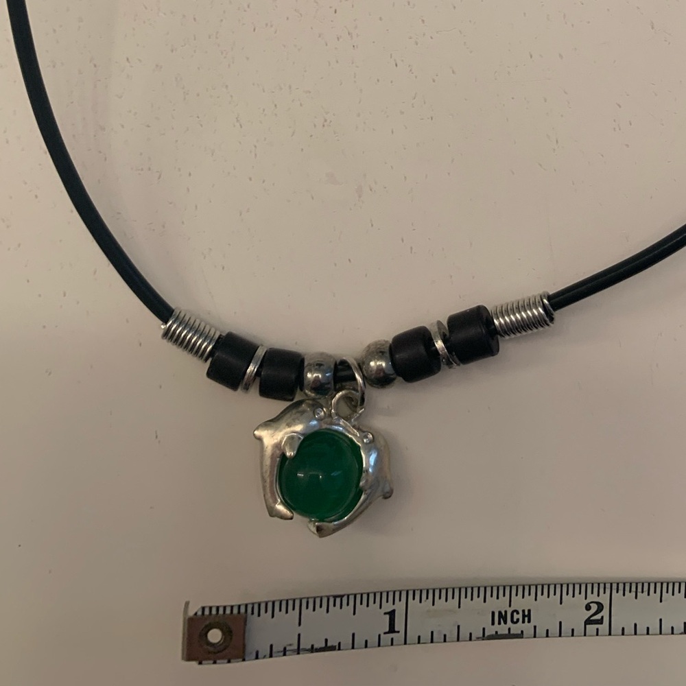 Necklace With Dolphins And Beads - Picture 7 of 8